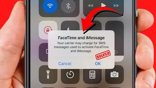 Your Carrier May Charge for SMS Messages Used to Activate Facetime and iMessage  iOS 17 [upl. by Akceber]