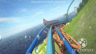 ISLAND COASTER 3D 7d cinema [upl. by Ahsirhcal310]