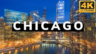 Chicago 【4K】 City Tour  Downtown Amazing Travel Experience [upl. by Etnahc]