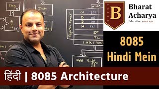 8085  Architecture in HINDI  Bharat Acharya Education [upl. by Tavey]