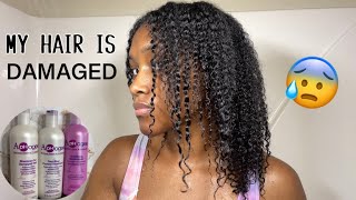 I TRIED APHOGEE PROTEIN TREATMENT FOR THE FIRST TIME AND THIS HAPPENED [upl. by Lloyd]