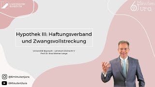 Hypothek III Haftungsverband und Zwangsvollstreckung [upl. by Aisatal]