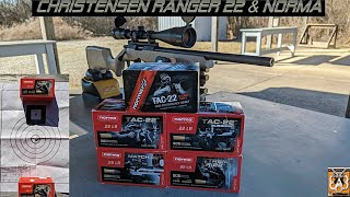 Christensen Arms Ranger 22 Norma TAC22 Subsonic Match amp Extreme LR [upl. by Bergeman]