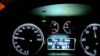 Lancia Delta 20 Multijet 165 HP 0120 kmh acceleration ASR on [upl. by Drisko]