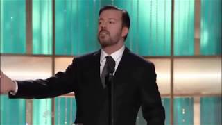 Ricky Gervais Golden Globes Awards [upl. by Tj129]