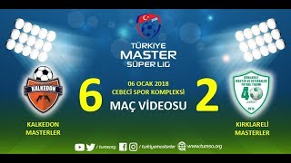 KALKEDON MASTERLER – KIRKLARELİ MASTERLER MAÇI [upl. by Enineg]