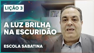 LIÇÃO 3 ESCOLA SABATINA 2024  A Luz Brilha na Escuridão  O Grande Conflito [upl. by Niwle92]