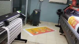 mimaki plotter cutting Print and cutting vinyl job by easy Print goa [upl. by Marshall]