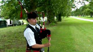 Glamis Castle Bagpiper [upl. by Ralfston]