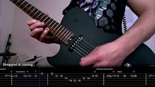 Periphery  Wax Wings solo Guitar Playthrough with Tab [upl. by Eliseo]