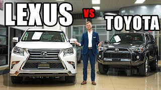 Toyota 4Runner vs Lexus GX 460 Full Review [upl. by Salohcin]