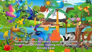 A Paradise of colourful Birds storytellingkidsvideofunnyfunnybedtimestoriestrendingviralshor [upl. by Aissat]