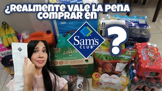 Despensa en SAMS ¿Realmente Vale la Pena Comprar en Sams  ¿Cuánto gasté [upl. by Nagram574]