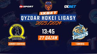 JUNOSTGRATSIIA  TOMIRIS 271023 🏒 1xBet  QYZDAR HOKEI LIGASY 2023 [upl. by Ettenauq]