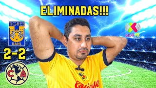 MIS REACCIONES TIGRES VS AMÉRICA SEMIFINAL VUELTA APERTURA 2024 LIGA MX FEMENIL [upl. by Aynuat]