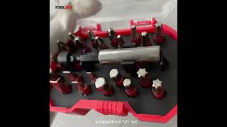 screwdriver bit set mini box screwmanufacture screwdriver screwfactory toolbox screwdriverset [upl. by Anaihsat854]