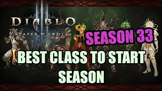 Diablo 3 Season 33  Top 3 Classes to Start Season [upl. by Innep]