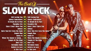 Greatest Hits Slow Rock Ballads 70s 80s 90s🔥Aerosmith BonJovi Led Zeppelin The Eagles Scorpion [upl. by Annocahs799]