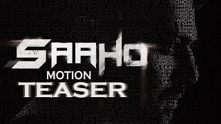 Prabhas Saaho Motion Teaser  Prabhas  Prabhas19  Saaho  Fan Made  TFPC [upl. by Gnilyarg]