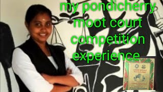 pondicherry law college moot court competition experience [upl. by Ennairek]