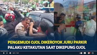 Viral Pengemudi Ojol Dikeroyok Juru Parkir di Pekanbaru Palaku Ketakutan Saat Dikepung Ojol [upl. by Otter]