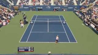 WTA 2009 US OPEN 2R Elena Dementieva vs Melanie Oudin Highlights【1】 [upl. by Haramat70]