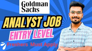 Goldman Sachs is Hiring Are You the NEXT Analyst [upl. by Etana100]