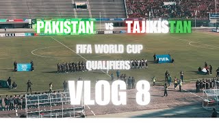 Volunteering at Pakistan vs Tajikistan Vlog 8 FIFA World Cup Qualifier [upl. by Luz]