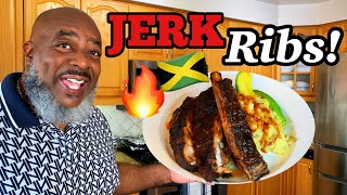 How to make Jerk Ribs OVENSTYLE  Deddys Kitchen [upl. by Collier]