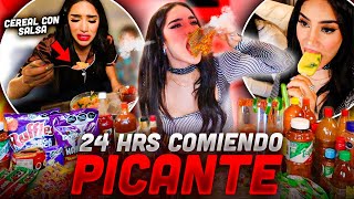 24 HORAS COMIENDO PICANTE 🌶️ 🥵 Kimberly Loaiza [upl. by Lark936]