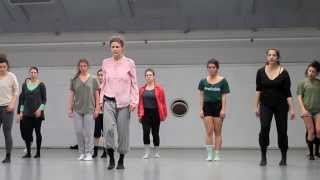 Hasadna The Dance WorkshopSharon Eyals sessionImprov task 2014 [upl. by Notsae]