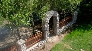 Ogrodzenie z kamienia polnego Stone fence [upl. by Noloc]