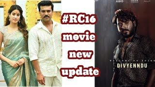 RC16 new update  Divyenndu first look RC16 movierc16 ramcharan buchibabu RC16 [upl. by Ayikan]