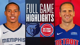 GRIZZLIES at PISTONS  FULL GAME HIGHLIGHTS  December 6 2023 [upl. by Karalee]