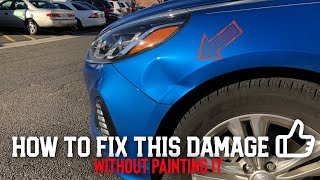 Hyundai Sonata Fender Smash  Paintless Dent Repair [upl. by Bulley]