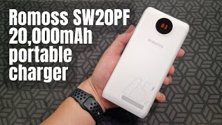 Romoss SW20PF 20000mAh portable charger  My Unboxing [upl. by Sucerdor980]