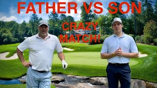 Father Vs Son Golf Match [upl. by Durtschi956]