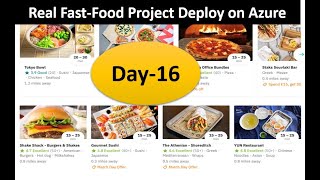 Online Fastfood Delivery Project in ASPNET CORE  Day16 [upl. by Akisey]