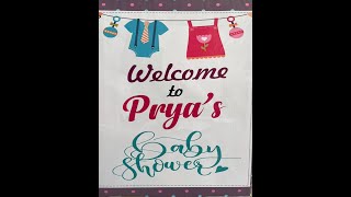 PRIYAS BABY SHOWER [upl. by Lochner]