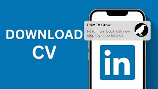 How to Download CV from LinkedIn on Mobile App [upl. by Nosidda]