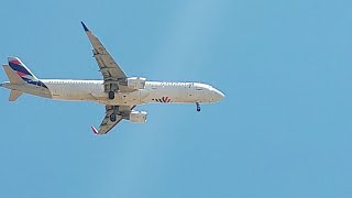 Airbus A321211 PTXPF vindo de Guarulhos para Fortaleza [upl. by Aurelea]