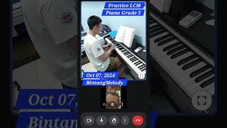 Piano Online Lesson  Practice LCM Recorded Exam Piano Grade 5  Nazriel [upl. by Ienttirb]