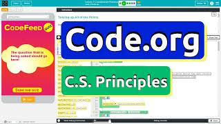 Codeorg Lesson 72B Conditionals Practice  Answer Tutorial  Unit 3 CS Principles 2023 [upl. by Loleta]