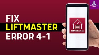 How To Fix Liftmaster Error Code 41 Excessive Closing Force Detected [upl. by Ggerg279]