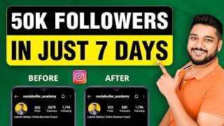 How to get 50k Instagram Followers in 7 Days  Instagram Growth Strategy  Social Seller Academy [upl. by Valoniah]