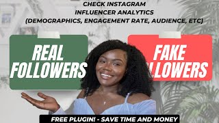 FREE Plugin to Check Influencer Analytics and Research Prior to Starting a Campaign [upl. by Bertsche]