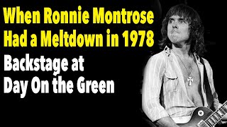 When Ronnie Montrose Had a Meltdown Backstage at quotDay On the Greenquot in 1978 [upl. by Euqininod]