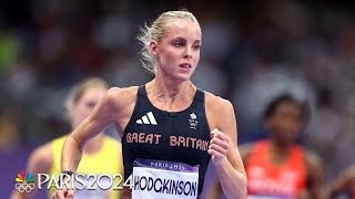 Keely Hodgkinson cruises through womens 800m semifinal  Paris Olympics  NBC Sports [upl. by Enihpets626]