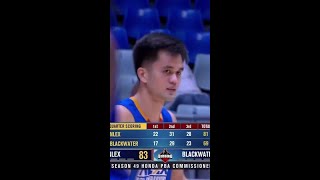 JB Bahio GETS FIRST PBA BUCKET for NLEX vs Blackwater 🦁  PBA Season 49 Commissioners Cup [upl. by Nivets]