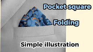 4 Amazing Ways to fold Pocket Square Easily  How to fold Pocket Square for suit [upl. by Finzer]